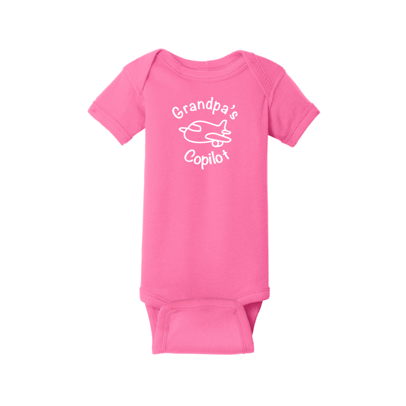 Infant Short Sleeve Baby Rib Bodysuit