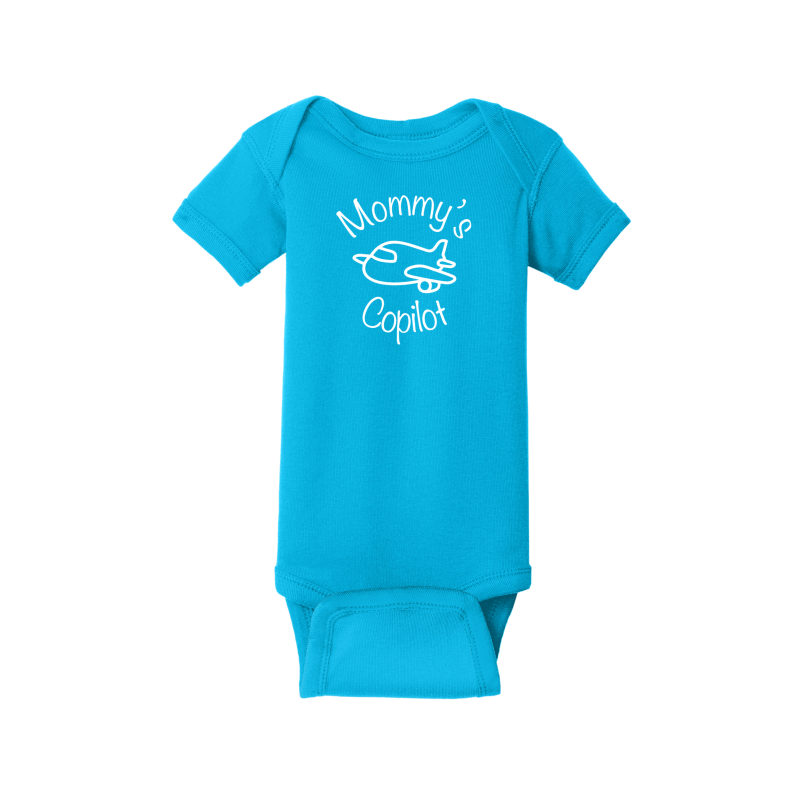 Infant Short Sleeve Baby Rib Bodysuit